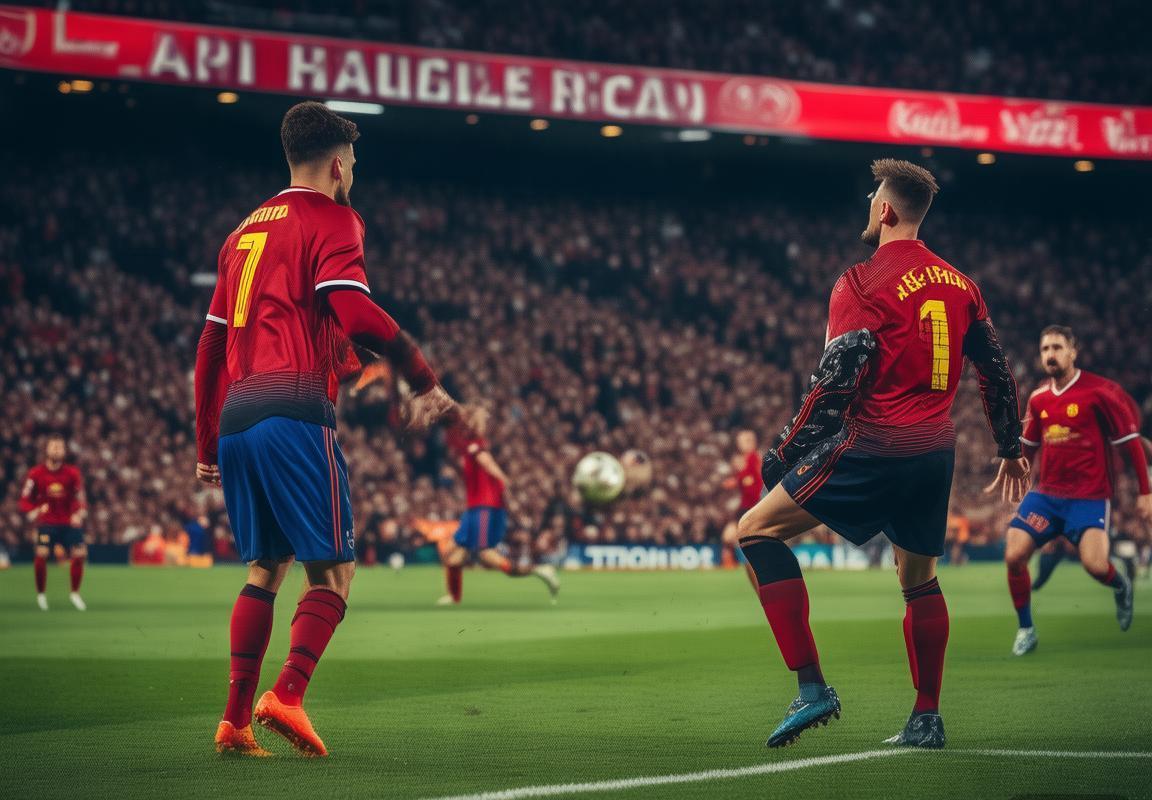 巴塞罗那与曼联：荣耀对决，西甲英超巅峰对决全纪录(图3)